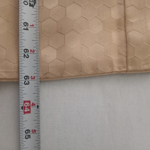 Vintage Silk Pastel Peach Floral Flowy Lined Silky Jaquard Hand Painted Kimono - Picture 12 of 14